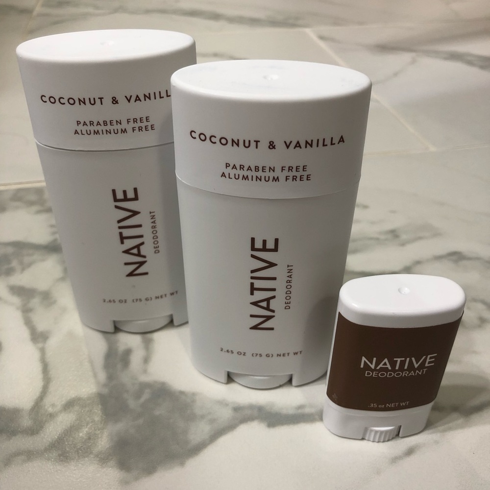 Native Deodorant Set - Coconut and Vanilla